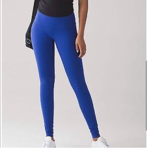 Lululemon Blue Wunder Under High Rise